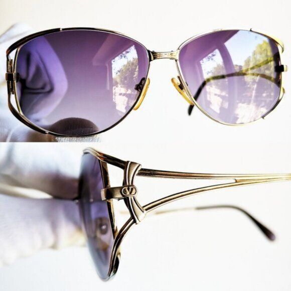 Vintage Valentino Garavani Aviator Sunglasses 5413A - Picture 2 of 14